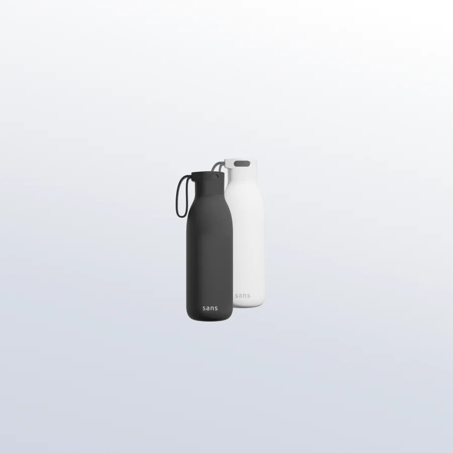 Bundle: Two Sans Self-Cleaning Water Bottles - Image 3
